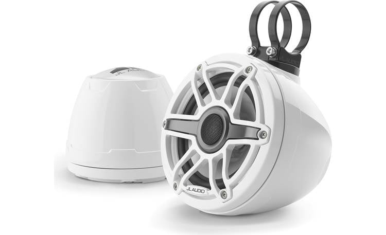 JL Audio M6 VeX Pods 6.5" Enclosed Speaker System for Marine & Powersports, Gloss White - M6-650VeX-Gw-S-GwGw