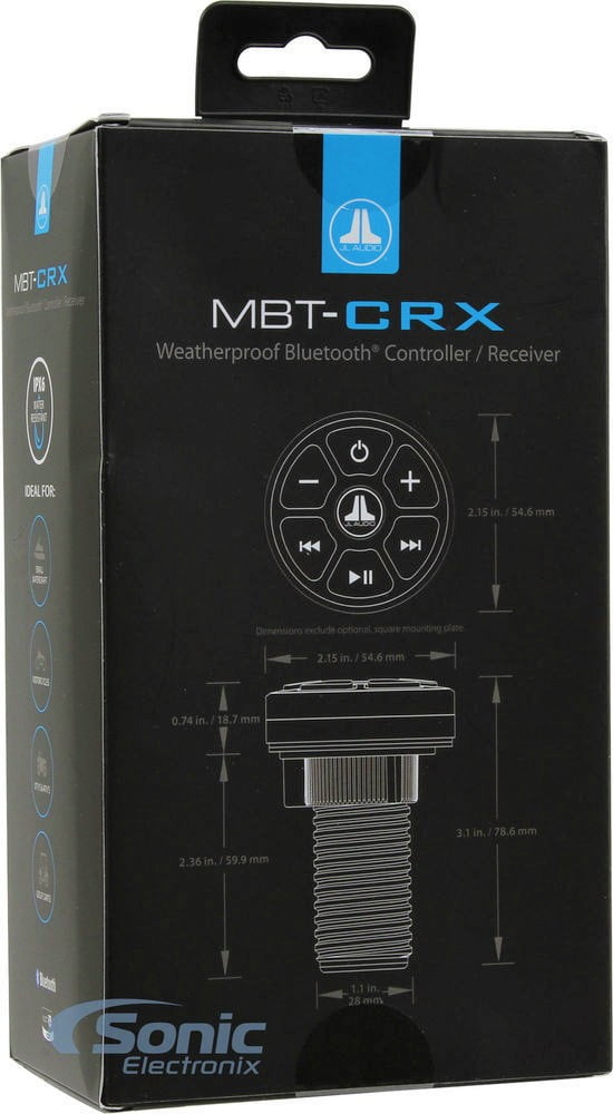 JL Audio MBTCRXv2 Weatherproof Marine Powersports Bluetooth Controller
