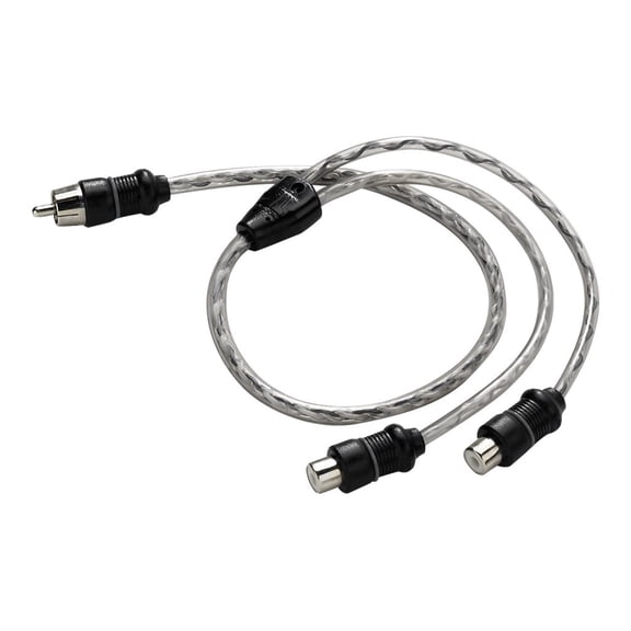 JL Audio XD-CLRAICY-1M2F Y-Adapter RCA Cable 1 Male to 2 Female