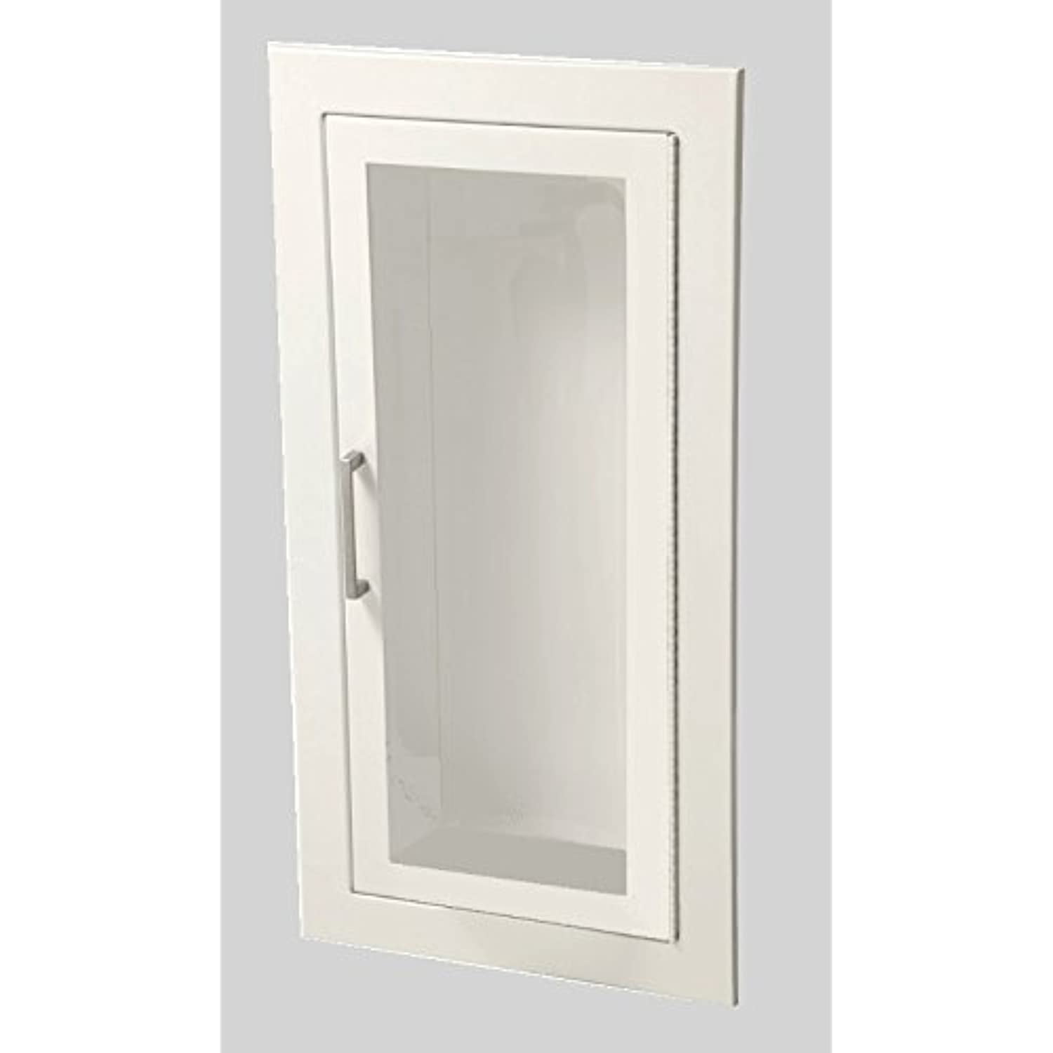 JL Orbit 2115F10 Low Profile Recessed 10 Lbs. Fire Extinguisher Cabinet Full Glass Recessed