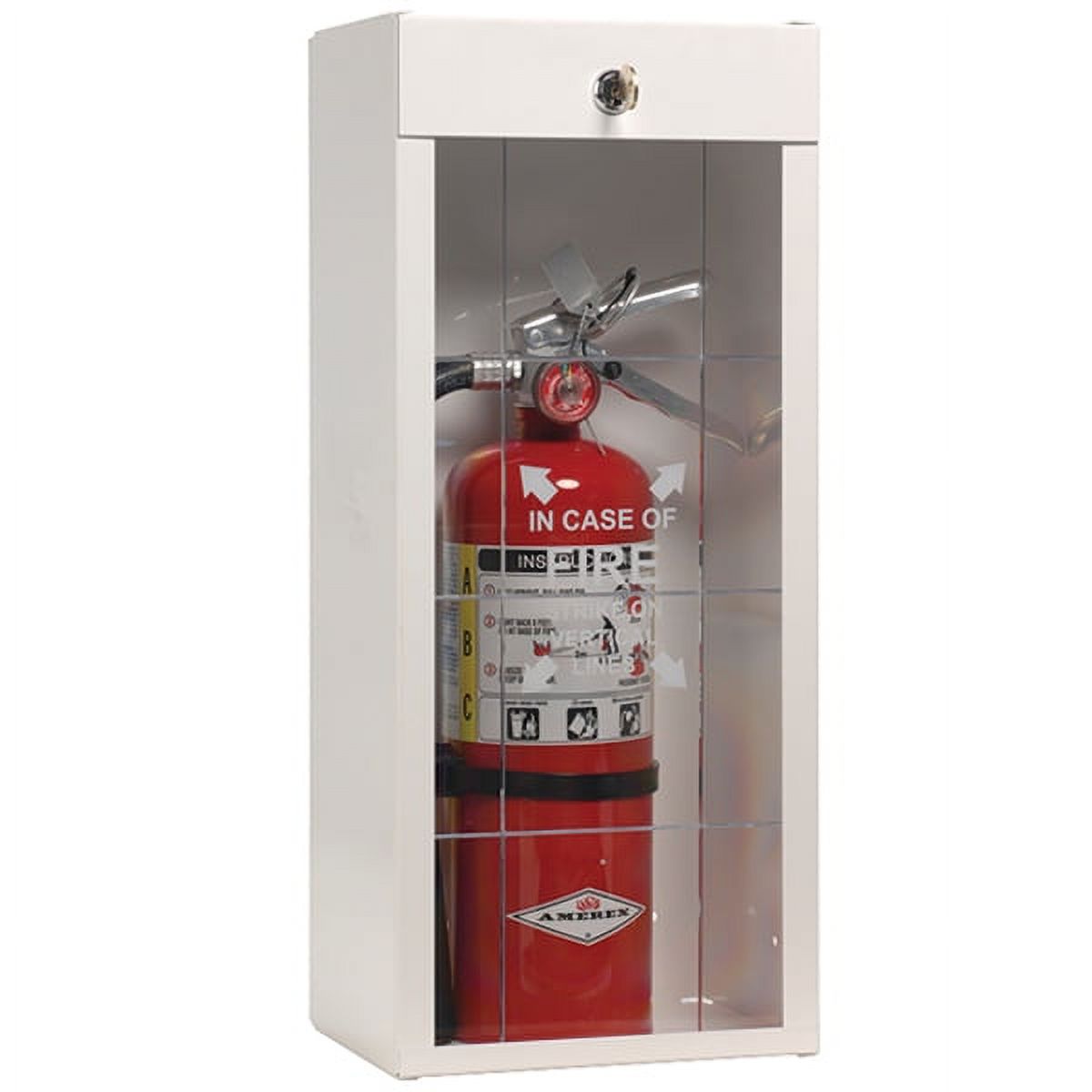 Armadietto A Incasso JL Industries Ambassador Con Ante Vetrate Complete - Acciaio, Bordo Rotondo 7.6cm
