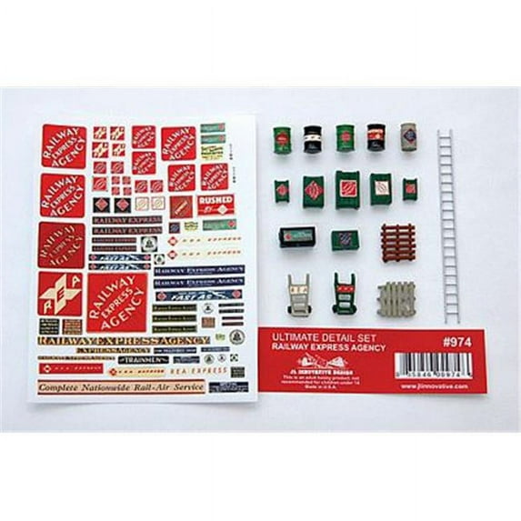 JL Innovative Design JLI974 Ultimate Detail Set Railway Express Agency