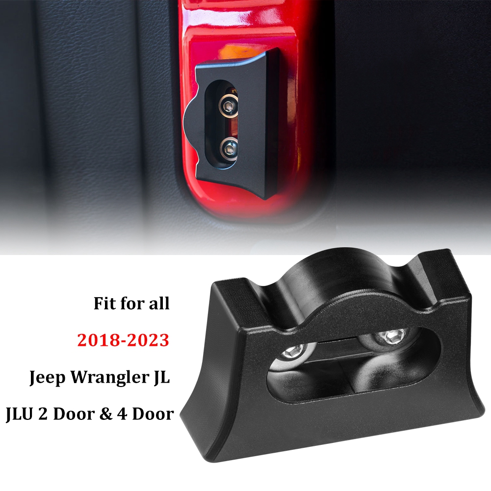 JL JLU 2018-2023-Rear Door Latch Stopper Kit for Jeep Wrangler, Exterior Accessories