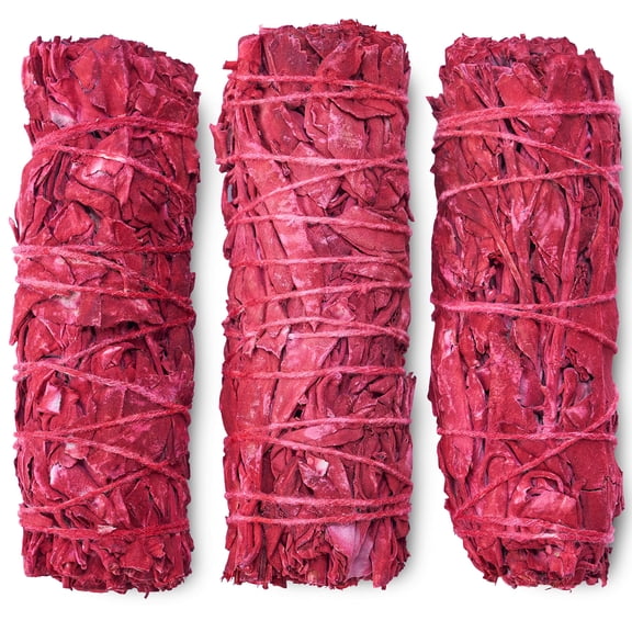 JL LOCAL DRAGON'S BLOOD SAGE SMUDGE STICKS | 4 INCH DRAGON BLOOD SAGE 3 PACK