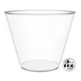 thumbnail image 1 of JL Prime 100 Clear Plastic Cups, 9 Oz Heavy Duty Reusable Disposable Clear Plastic Cups, Old Fashioned Tumblers, Hard Plastic Drinking Cups for Party and Wedding, 1 of 11