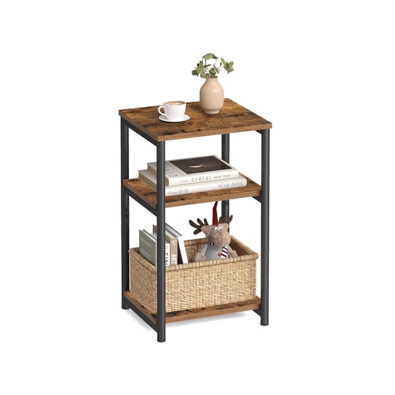 JL Side Table, Small End Table, Tall Nightstand For Living Room, Bedroom, Office, Bathroom