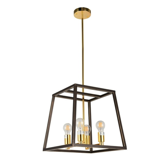 JL Styles Inc. Bronze & Gold Esporre Pendant Light