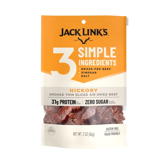 Jack Link’s Air Dried Steak Slices, 2oz Hickory Smoked