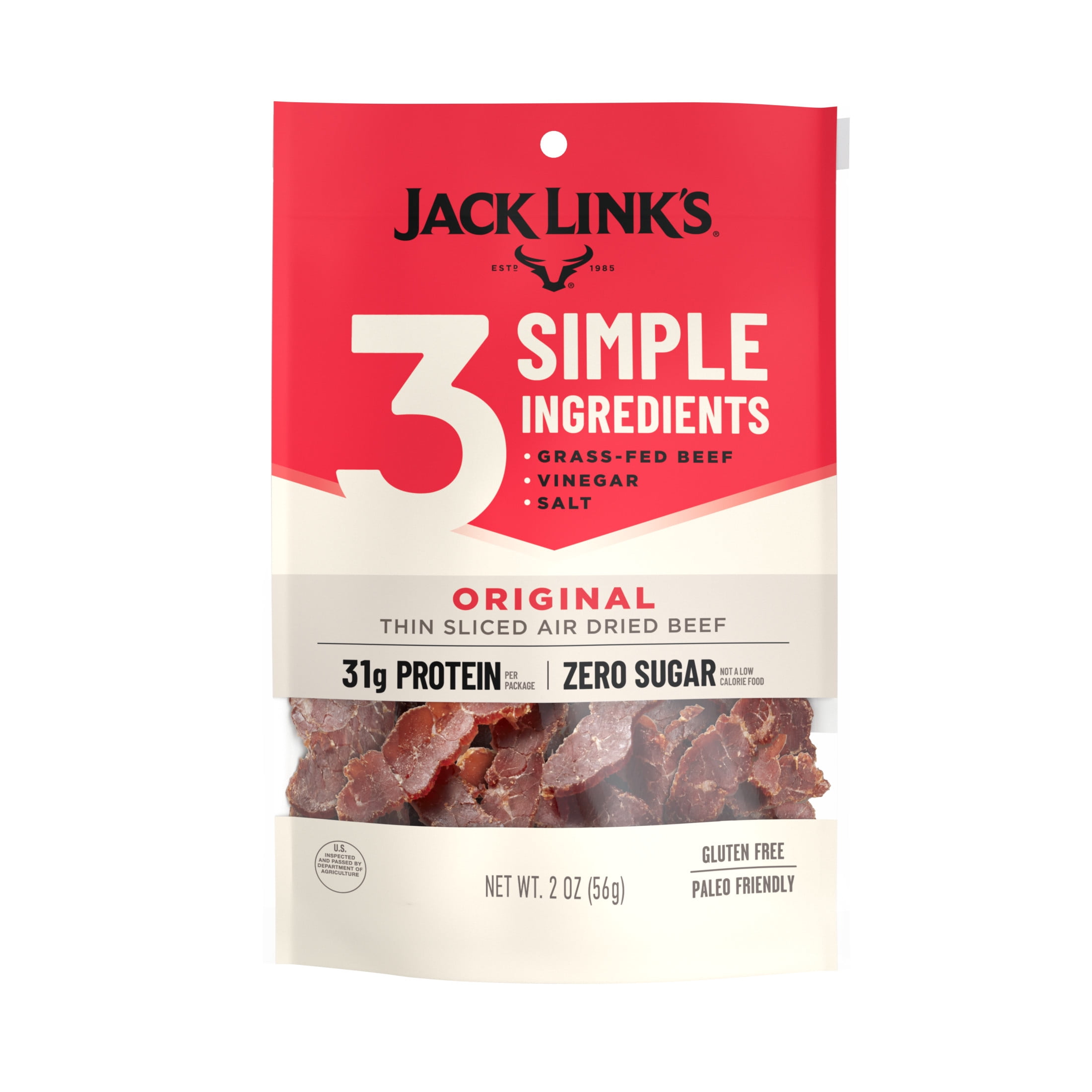 Jack Link’s Air Dried Steak Slices, 2oz Original