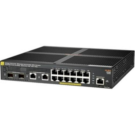 JL693A-ABA Aruba 2930F 12G PoE Plus 2G-2SFP Plus Switch - 16 Ports - Manageable