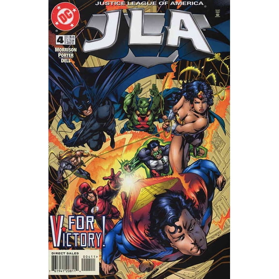 JLA #4 VF ; DC Comic Book