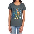 thumbnail image 1 of JLA Aquaman #1 Women's T Shirt, Charcoal, Medium, 1 of 6