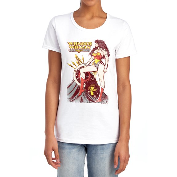 JLA Armament Women's T Shirt, White, Medium