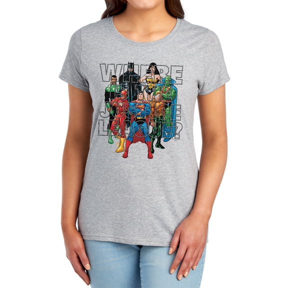 JLA Classified #1 Cover Women's T Shirt, Athletic Heather, Small