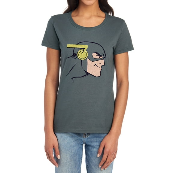 JLA Cooke Head Women's T Shirt, Charcoal, Small