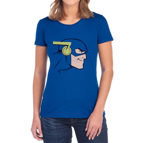 JLA Cooke Head Women's T Shirt, Royal, Small
