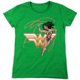 thumbnail image 1 of JLA Glowing Lasso Women's T Shirt, Kelly Green, 2X-Large, 1 of 6