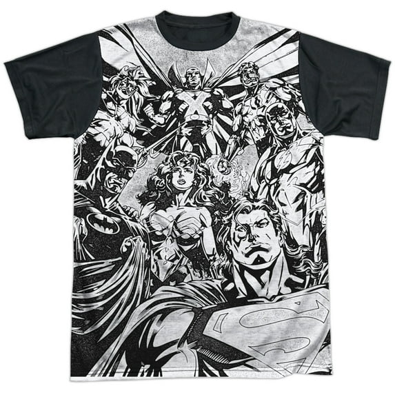 JLA Graphic Gathering Unisex Adult Halloween Costume Sublimated T Shirt