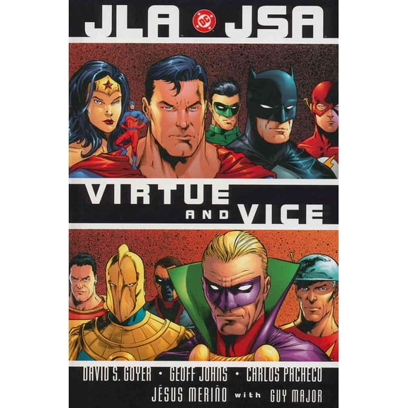 JLA/JSA: Virtue and Vice HC #1 VF ; DC Comic Book