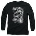 thumbnail image 1 of JLA Justice League Atmospheric  Long Sleeve Adult 18/1 T-Shirt Black, 1 of 1