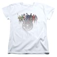thumbnail image 1 of JLA Justice League Circle Crest S/S Women's T-Shirt White, 1 of 1