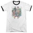 thumbnail image 1 of JLA Justice League Classified #1 Cover Adult Ringer T-Shirt White Black, 1 of 1