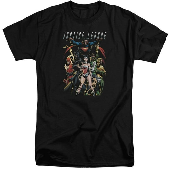 JLA Justice League Dark DayS/S S Adult Tall Black