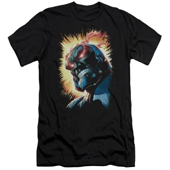 JLA Justice League Darkseid Is S/S Adult 30/1 T-Shirt Black