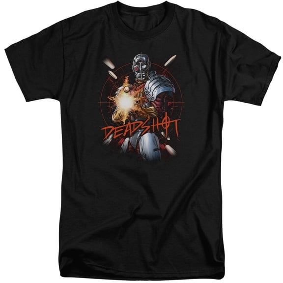 JLA Justice League Deadshot S/S Adult Tall Black