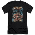 thumbnail image 1 of JLA Justice League Electric Chair S/S Adult 30/1 T-Shirt Black, 1 of 1