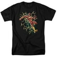 thumbnail image 1 of JLA Justice League Electric Death S/S Adult 18/1 T-Shirt Black, 1 of 1