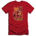 thumbnail image 1 of JLA Justice League Flash Lightning S/S Adult 30/1 T-Shirt Red, 1 of 1