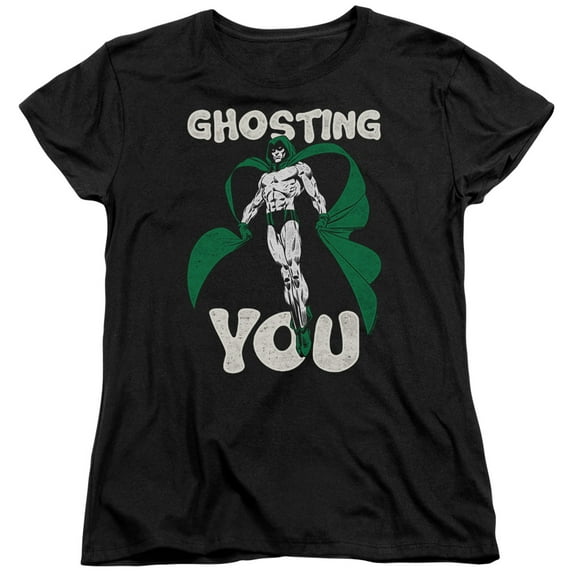 JLA Justice League Ghosting S/S Women's T-Shirt Black