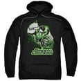 thumbnail image 1 of JLA Justice League Green Lantern Green &Amp; Gray Adult Pullover Hoodie Sweatshirt Black, 1 of 1