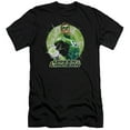 thumbnail image 1 of JLA Justice League Green Static S/S Adult 30/1 T-Shirt Black, 1 of 1