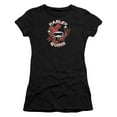 thumbnail image 1 of JLA Justice League Harley Chibi S/S Junior Women's T-Shirt Sheer Black, 1 of 1