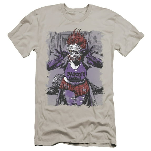 JLA Justice League Jokers Daughter HBO S/S Adult 30/1 T-Shirt Silver