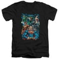 thumbnail image 1 of JLA Justice League Justice IS/Served S/S Adult V-Neck Black, 1 of 1