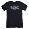 thumbnail image 1 of JLA Justice League Justice Wings Premium Canvas Adult Slim Fit 30/1 T-Shirt Navy, 1 of 1