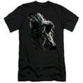 thumbnail image 1 of JLA Justice League Lighting Crashes Premium Canvas Adult Slim Fit 30/1 T-Shirt Black, 1 of 1