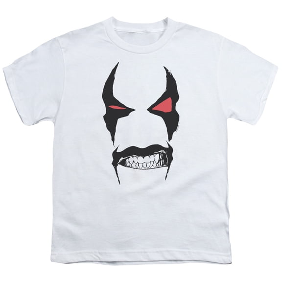 JLA Justice League Lobo Face S/S Youth 18/1 T-Shirt White