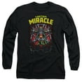 thumbnail image 1 of JLA Justice League Mister Miracle Long Sleeve Adult 18/1 T-Shirt Black, 1 of 1