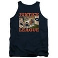 thumbnail image 1 of JLA Justice League New Dawn Group Adult Tank Top Navy, 1 of 1