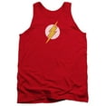 thumbnail image 1 of JLA Justice League Rough Flash Adult Tank Top Red, 1 of 1