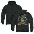 thumbnail image 1 of JLA Justice League Ruler Of The Seas (Back Print) Adult Zipper Hoodie Sweatshirt Black, 1 of 3
