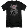 thumbnail image 1 of JLA Justice League Shades Of Gray S/S Adult 30/1 T-Shirt Black, 1 of 1