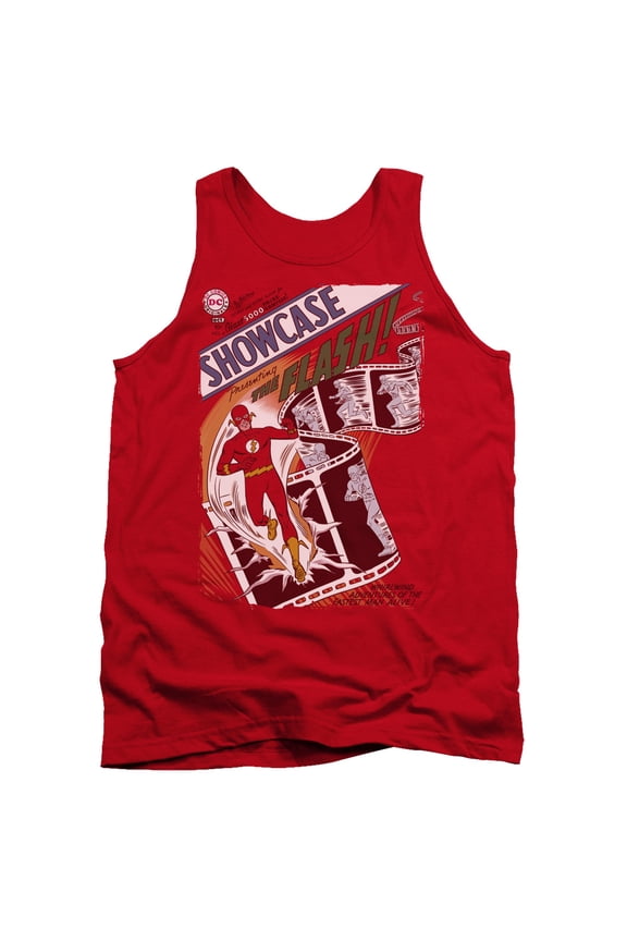 JLA Justice League Showcase #4 Cover Adult Tank Top Red