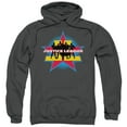 thumbnail image 1 of JLA Justice League Stand Tall Adult Pullover Hoodie Sweatshirt Charcoal, 1 of 1