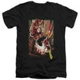 thumbnail image 1 of JLA Justice League Street Speed S/S Adult V-Neck Black, 1 of 1