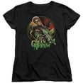 thumbnail image 1 of JLA Justice League Sunset Archer S/S Women's T-Shirt Black, 1 of 1